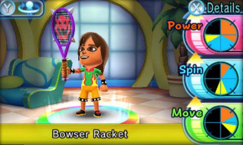 Mario Tennis Open dress up